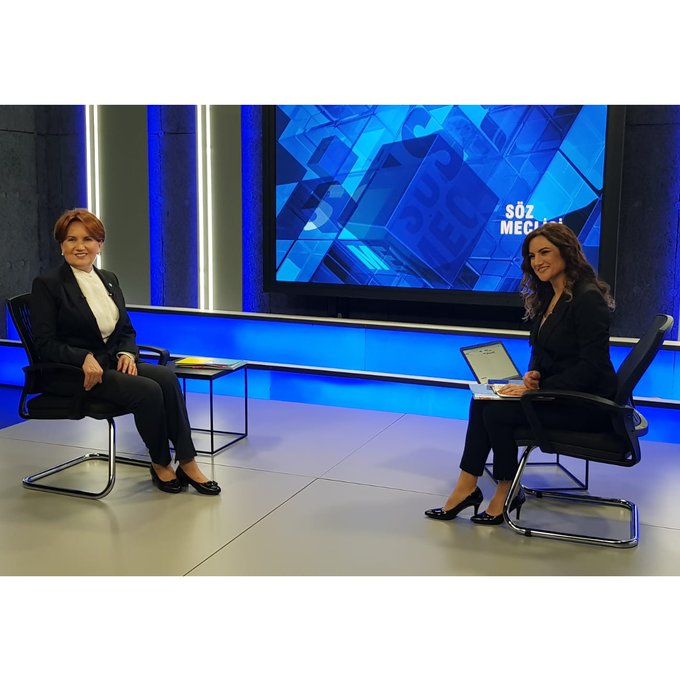 “İYİ Parti Genel Başkanı Meral Akşener, KRT TV de Ülke Gündemini Değerlendirdi.”