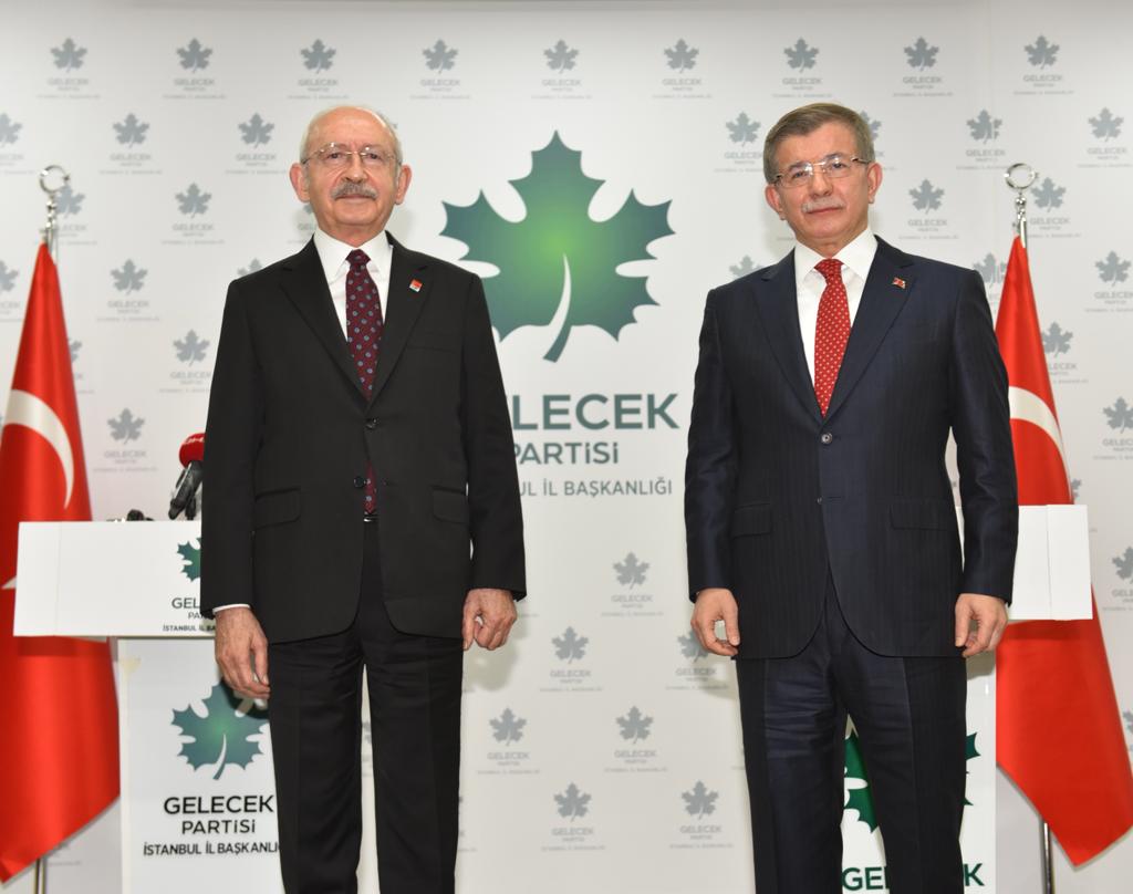 “KILIÇDAROĞLU, İstanbul İl Başkanlığında DAVUTOĞLU’nu ziyaret etti!”