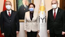 “Milli Savunma Bakanı Hulusi Akar ve İçişleri Bakanı Süleyman Soylu, İYİ Parti Genel Merkezi’nde, Meral Akşener’i ziyaret ettiler!”