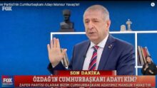 Prof. Dr. Ümit Özdağ: “Zafer Partisi’nin Cumhurbaşkanı Adayı Mansur Yavaş’tır!”