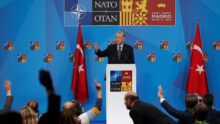 Cumhurbaşkanı Recep Tayyip Erdoğan’ın  İspanya’nın başkenti Madrid’de 32. NATO zirvesi basın açıklaması: “Türkiye-İsveç-Finlandiya arasında imzalanan muhtıra, uzun müzakerelerden sonra elde edilmiş diplomatik bir zaferdir!”