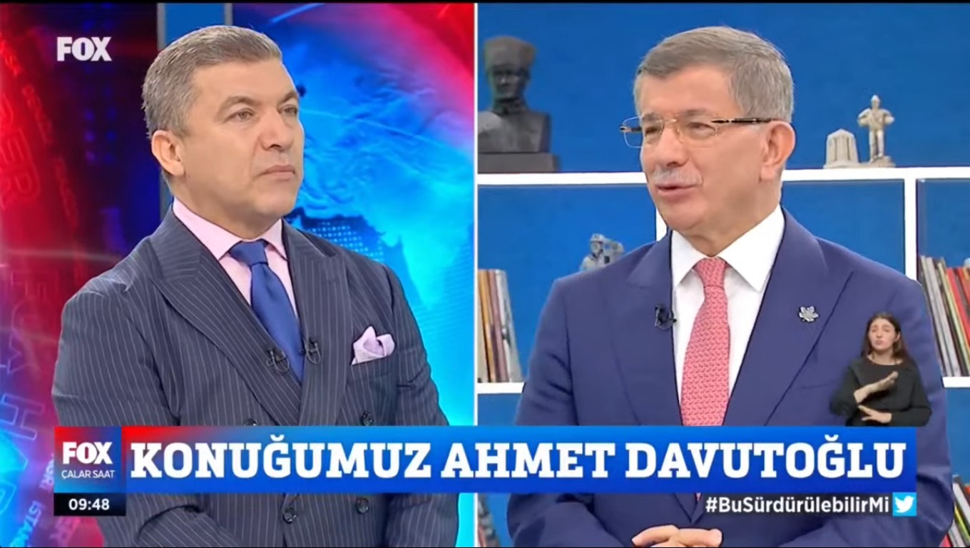 GELECEK Partisi Genel Başkanı Ahmet DAVUTOĞLU FOX TV de konuştu: “Kasım 2022 de Seçim olacakmış gibi seferberlik ilan ettik!”
