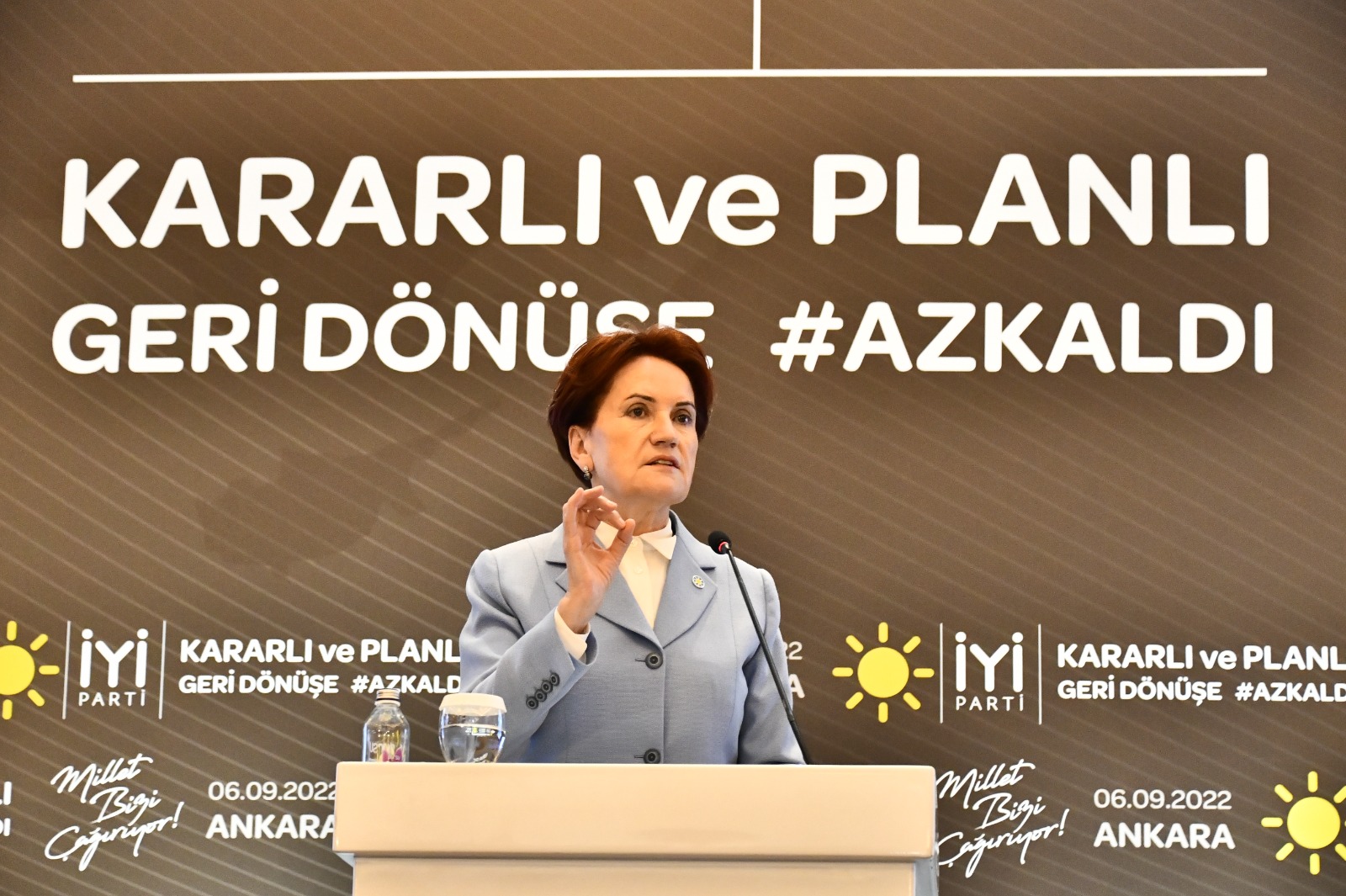 İYİ Parti Genel Başkanı Meral Akşener, Göç Doktrini ve Stratejik Eylem Planı’nı açıkladı: “İktidarımızın 3. yılının sonunda tüm Suriyeli sığınmacıları memleketlerine kavuşturmuş olacağız!”