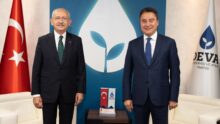 Kemal Kılıçdaroğlu, Ali Babacan’ı DEVA Partisi Genel Merkezi’nde ziyaret etti!