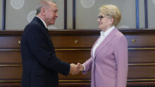 Cumhurbaşkanı Erdoğan, İYİ Parti eski Genel Başkanı Akşener’i kabul etti