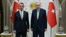Ali Koç, Recep Tayyip Erdoğan’ı Cumhurbaşkanlığı Külliyesi’nde ziyaret etti!