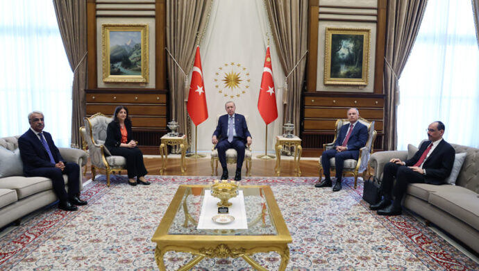 Cumhurbaşkanı Erdoğan, DEM Parti heyetini kabul etti!
