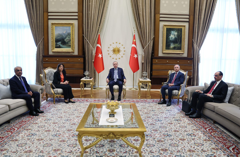 Cumhurbaşkanı Erdoğan, DEM Parti heyetini kabul etti!