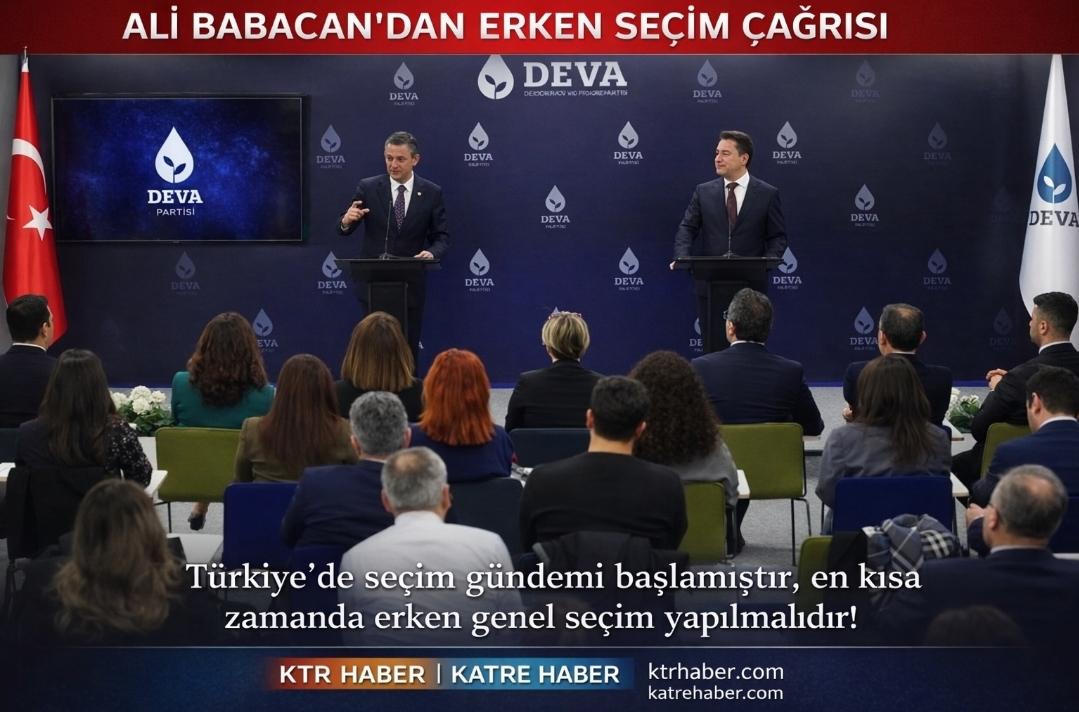 Ali Babacan, Özgür Özel’in ziyaretinde konuştu: “Türkiye’de seçim gündemi başlamıştır, en kısa zamanda erken genel seçim yapılmalıdır!